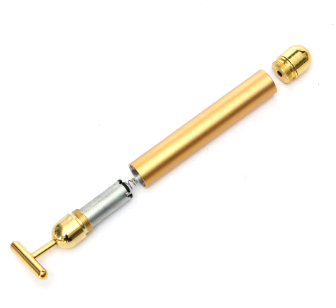 24k Gold Beauty Bar Facial Roller Derma Skincare Antiage Treatment